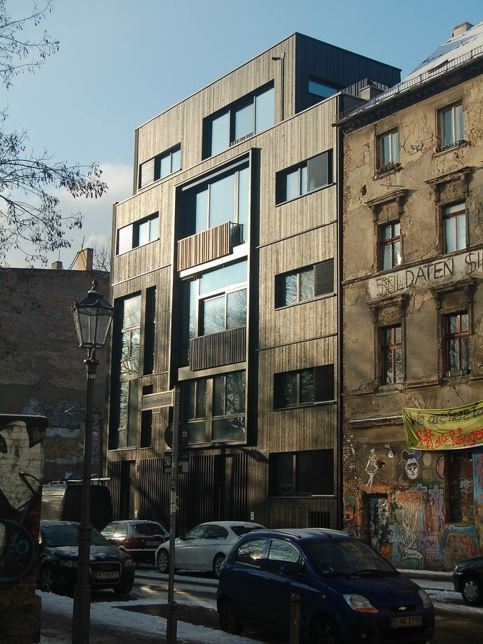 Mehrfamilienhaus Kleine Rosenthaler Straße Berlin_brandschutz plus eberl-pacan brandschutzplaner_Foto Perspektive Fassade