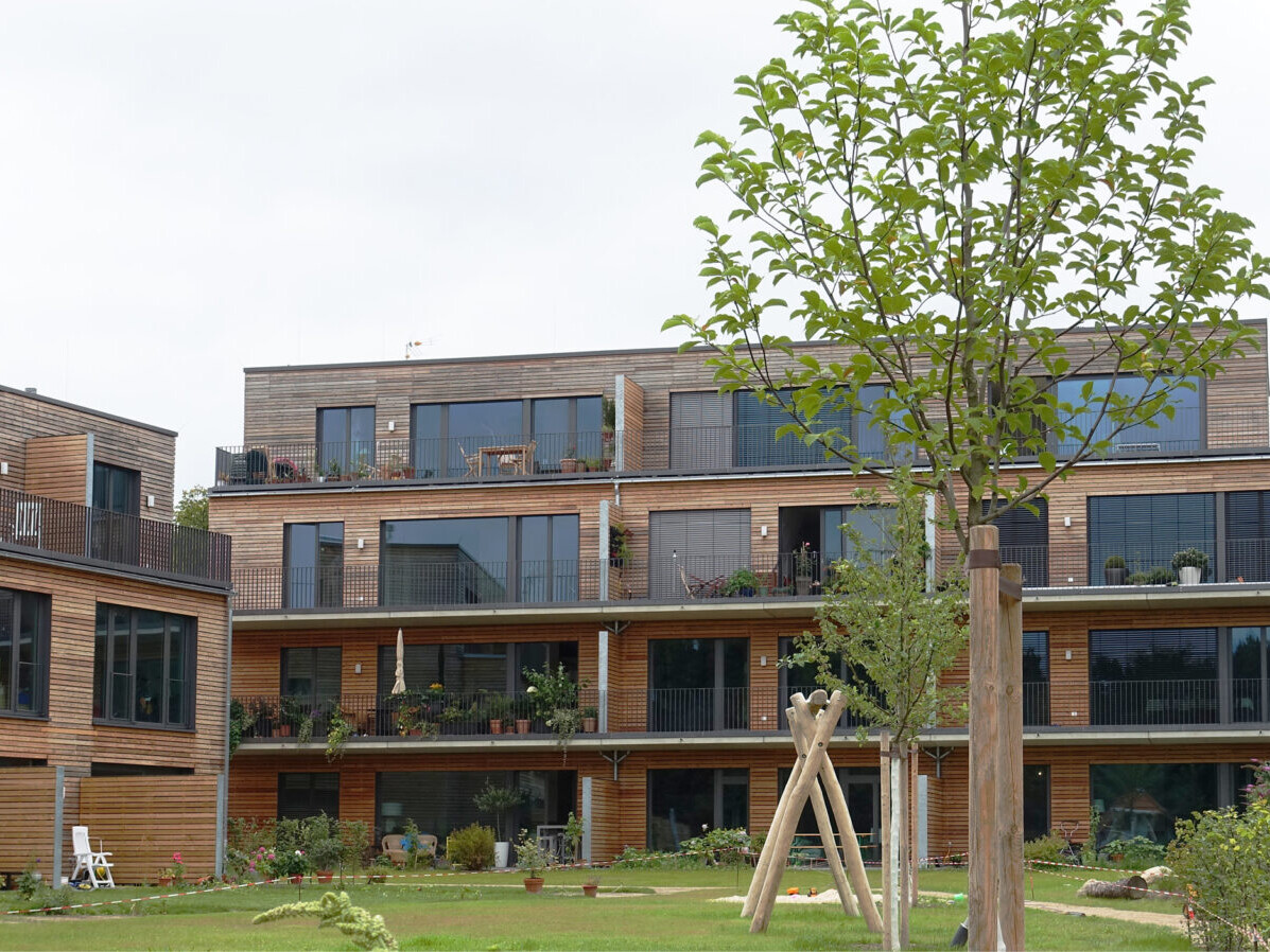 Baugemeinschaft Sarkauer Allee Gartenansicht 1 &copy; baut architektur