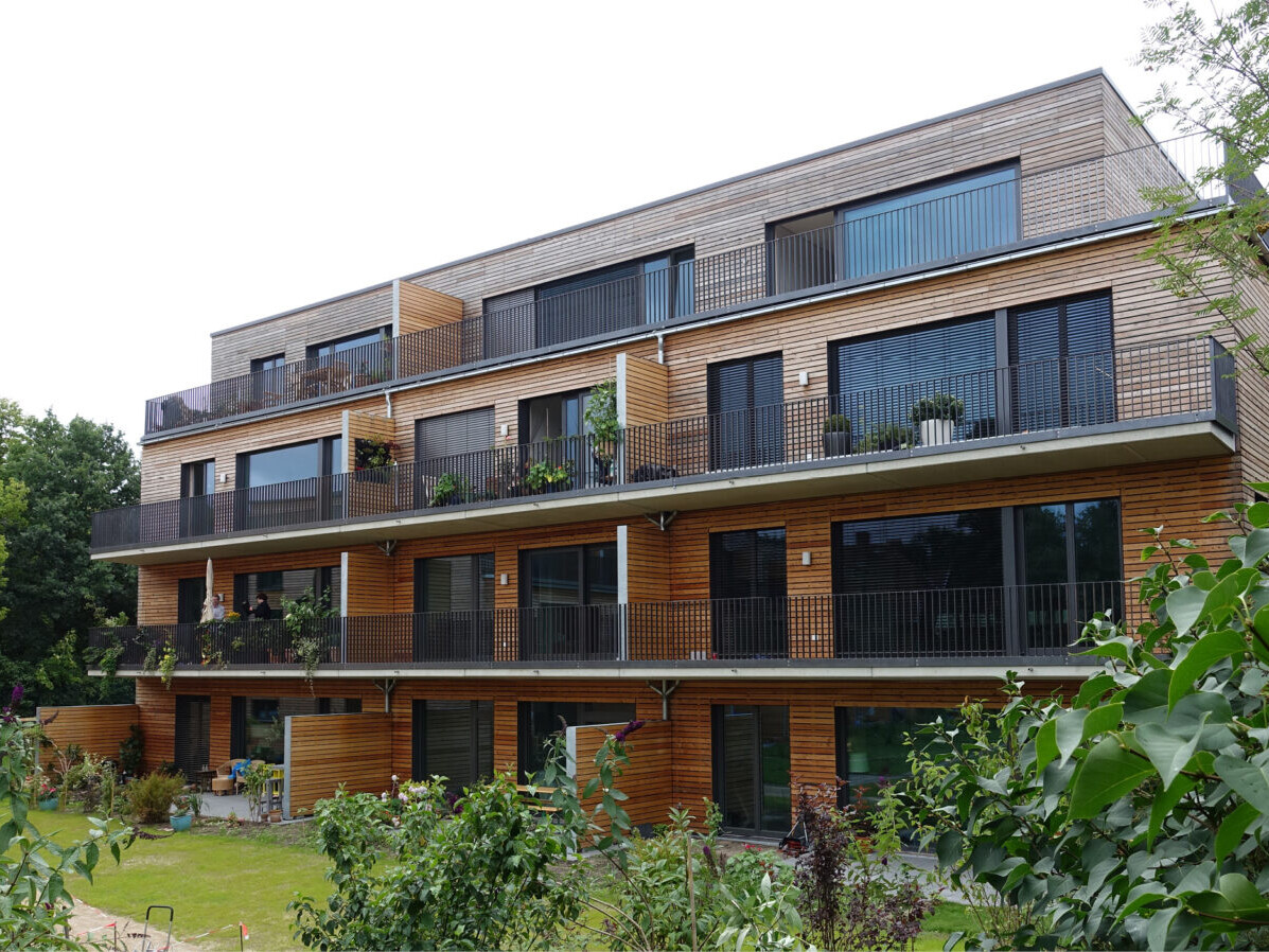 Baugemeinschaft Sarkauer Allee Gartenansicht 3 © baut architektur