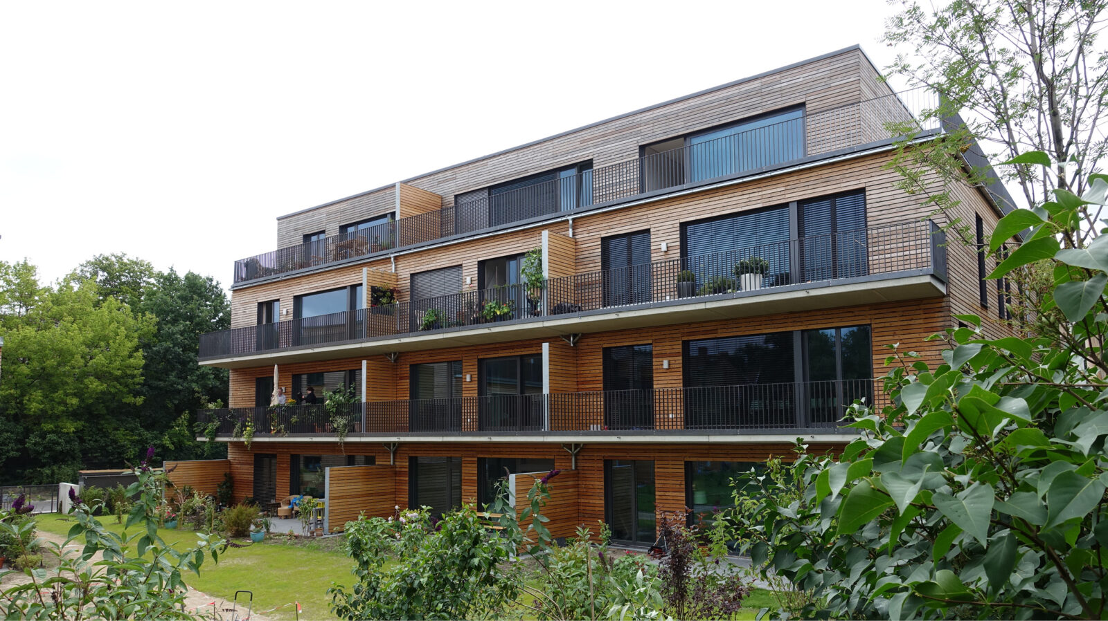 Baugemeinschaft Sarkauer Allee Gartenansicht 3 © baut architektur