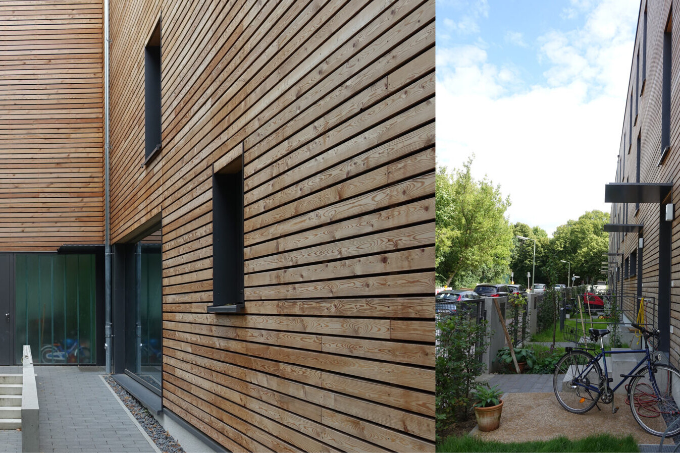 Baugemeinschaft Sarkauer Allee Nahaufnahme Fassade &copy; baut architektur