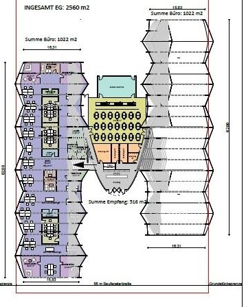 IT-Campus Frundriss Raum Konzept (© Ferdinand and Ferdinand Architects)
