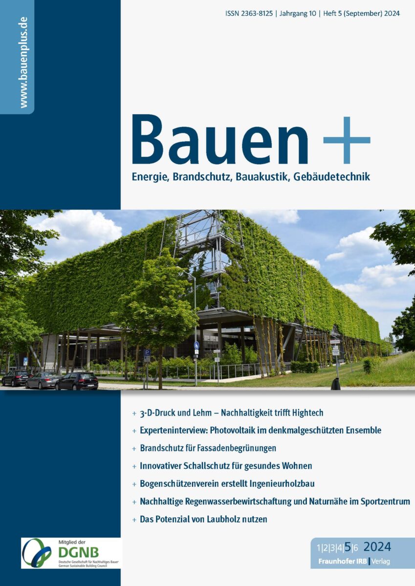 Cover der Zeitschrift Bauen+, Ausgabe 05/2024